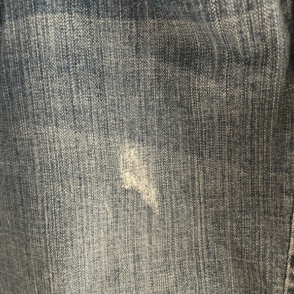 a.n.a Blue Denim Boyfriend Shorts - Picture 4 of 8